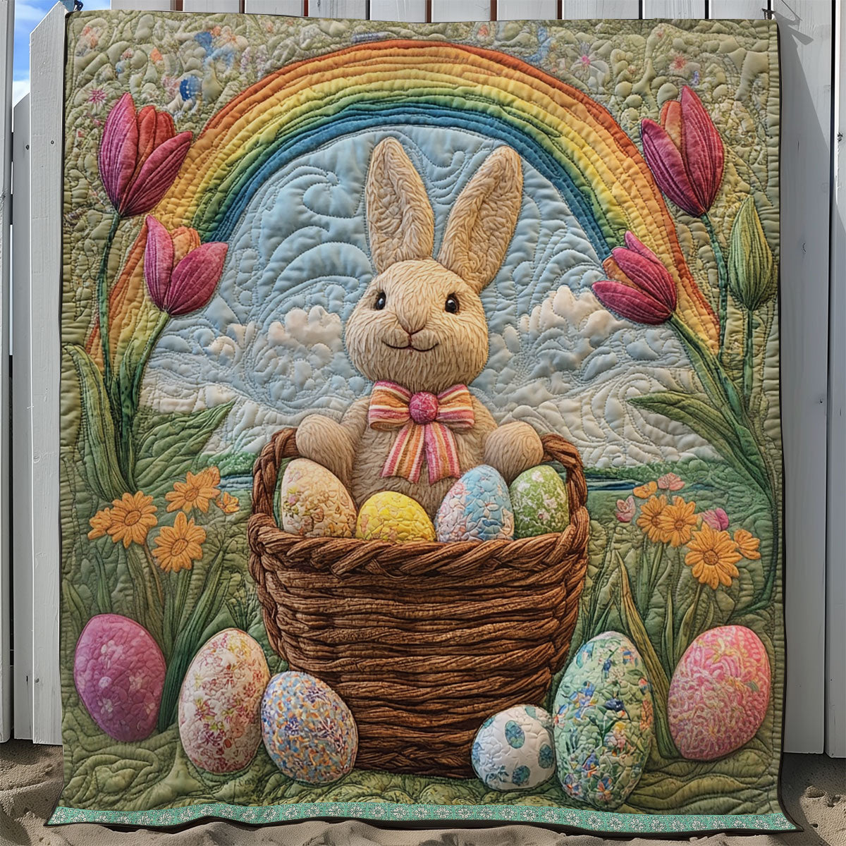 Bunny’s Easter Basket XB2702005CL Quilt