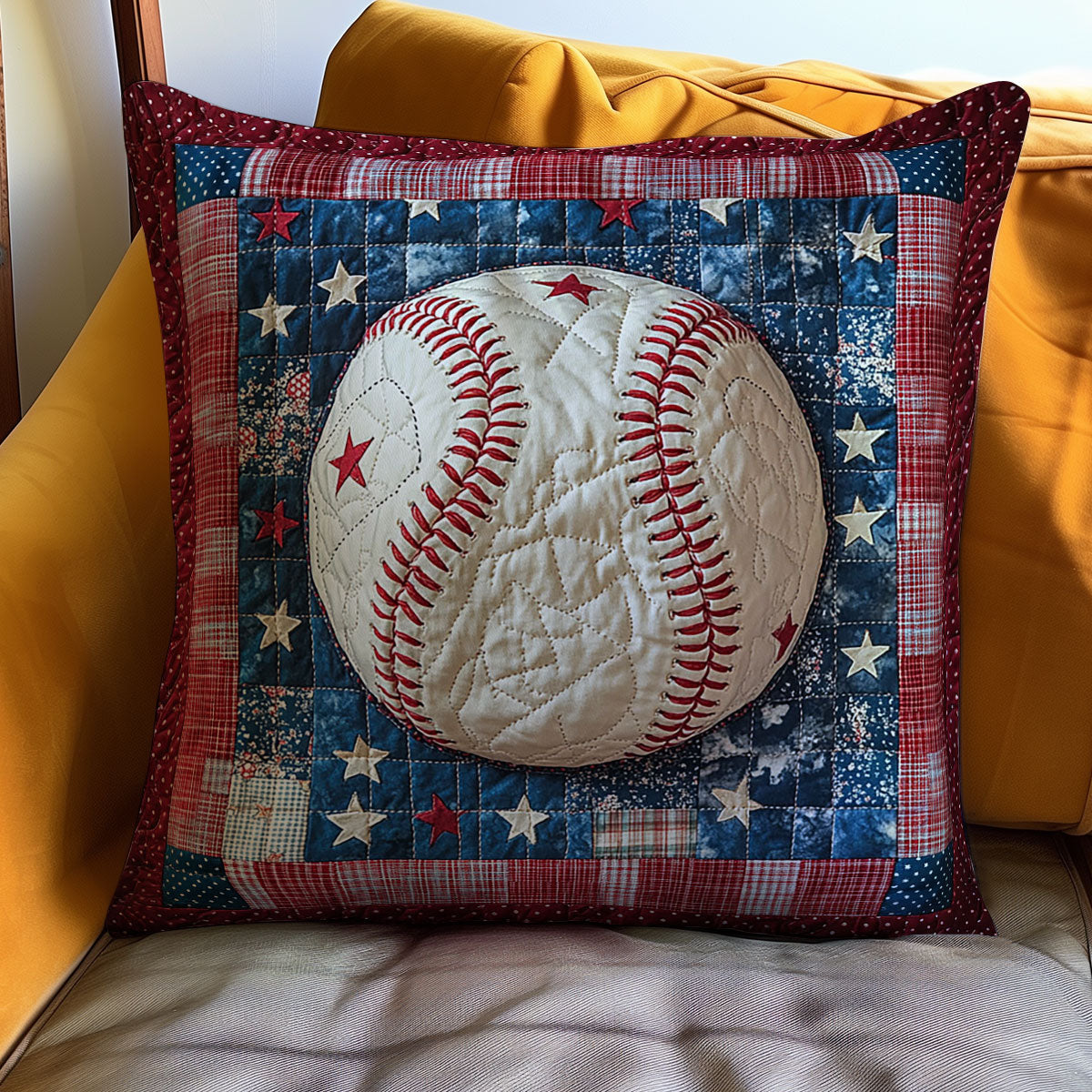 Baseball WJ1511036CL Quilt Pillow Case