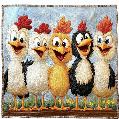 Funny Chicken WY3110030CL Quilt