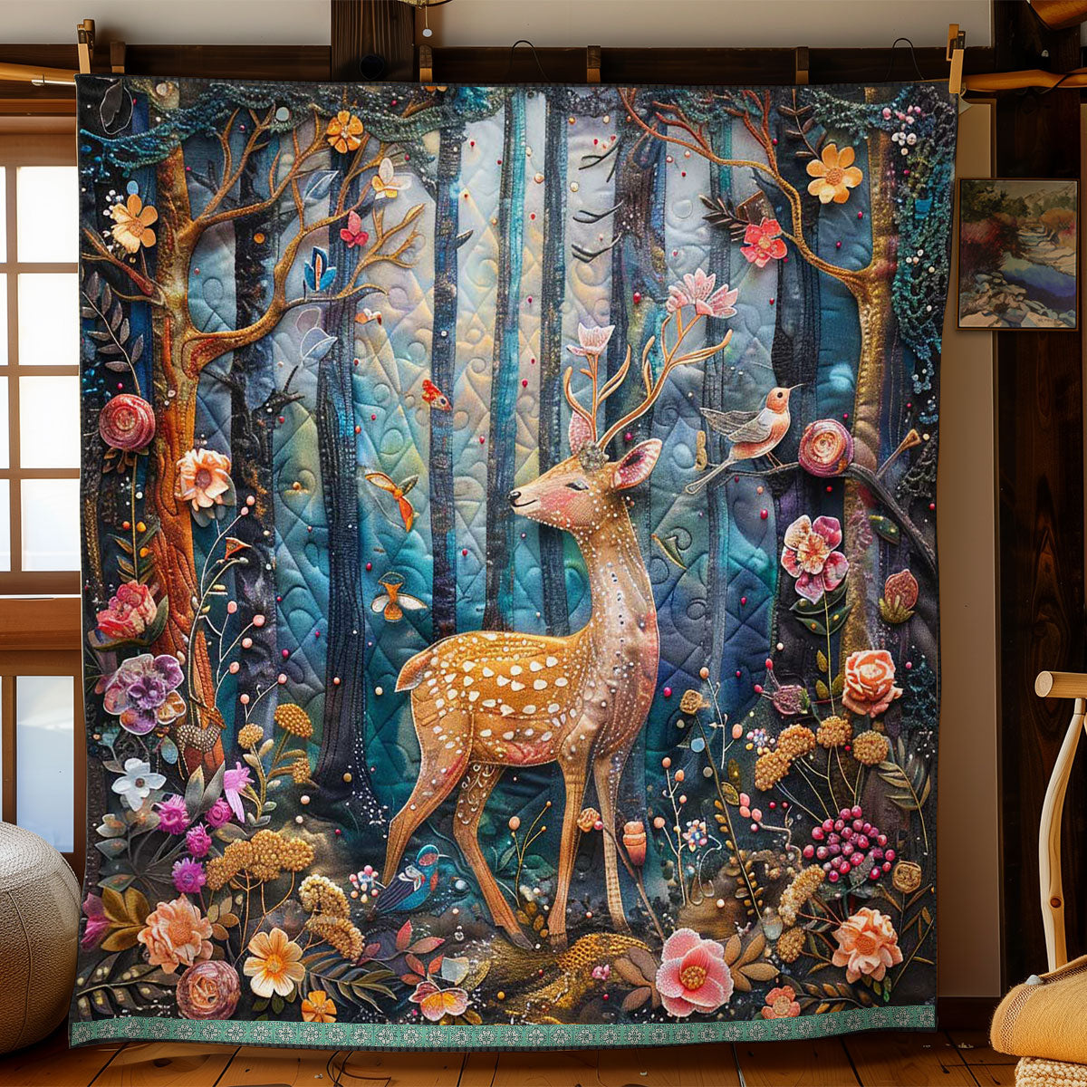 Dreamy Deer WJ1309003CL Quilt