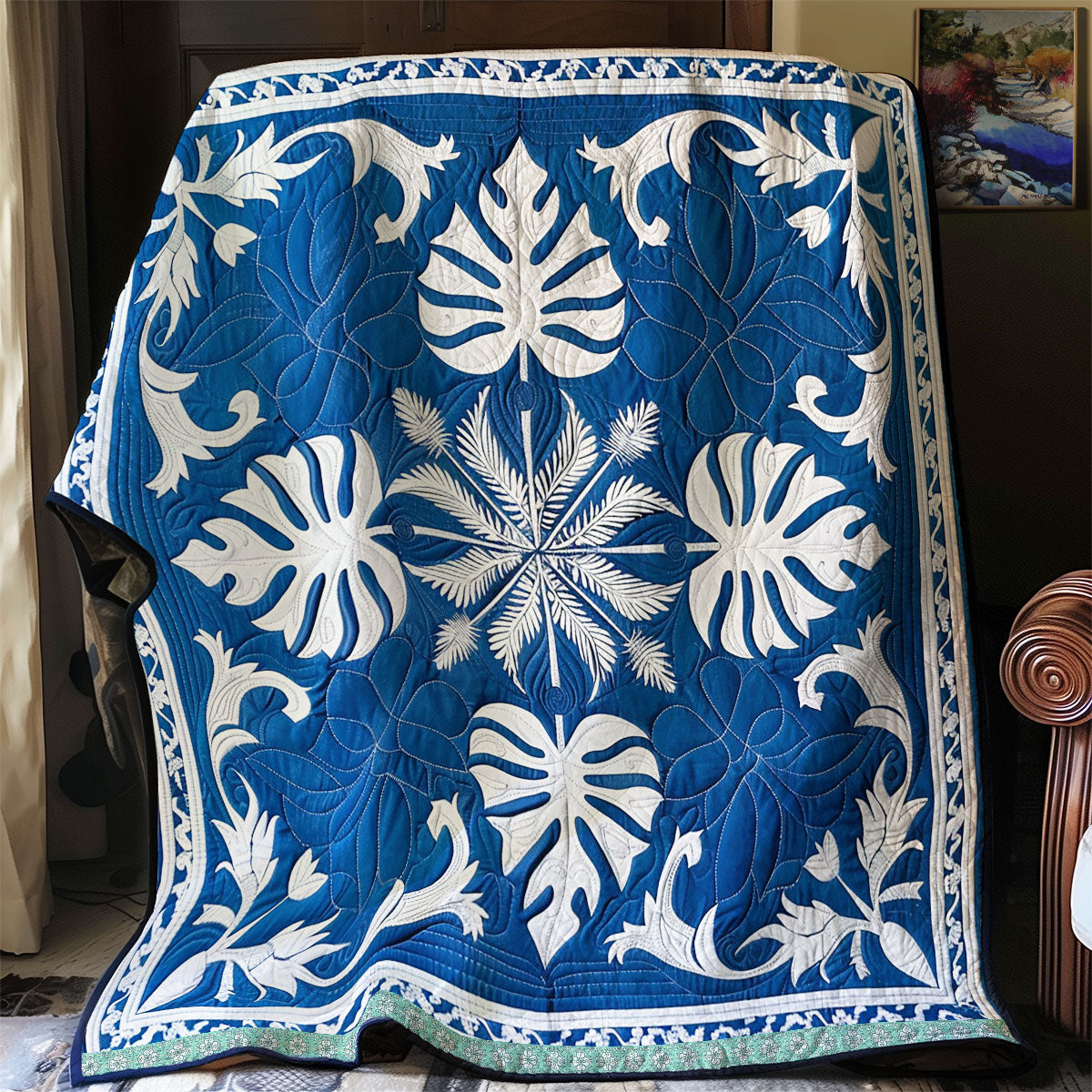 Hawaiian Palm Serenity WN1209080CL Quilt