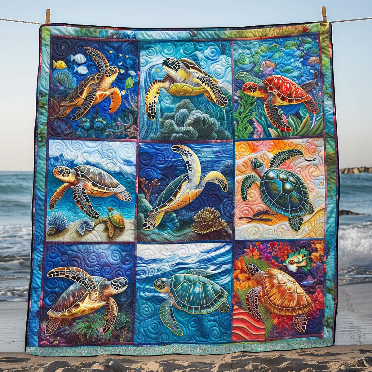 Turtle Haven WP0409049CL Quilt