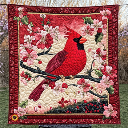 Gorgeous Cardinal WU0411002CL Quilt