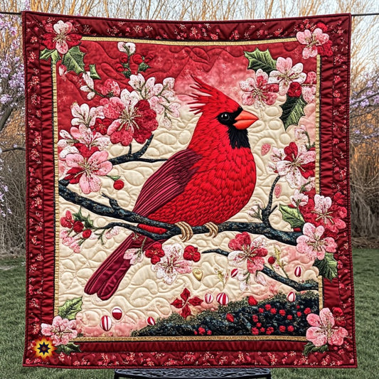 Gorgeous Cardinal WU0411002CL Quilt
