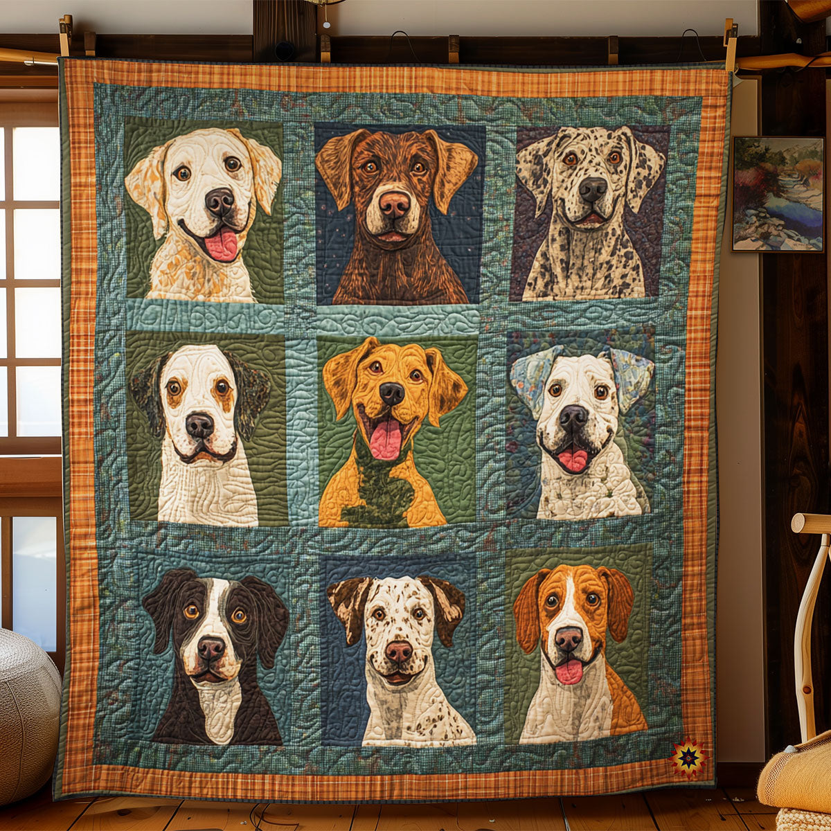 Happy Dog WY1211017CL Quilt