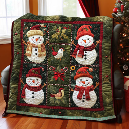 Christmas Snowman WJ0712008CL Quilt