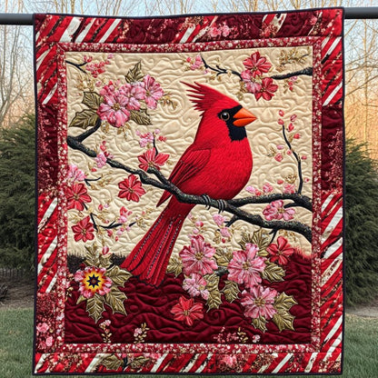 Gorgeous Cardinal WU0411036CL Quilt
