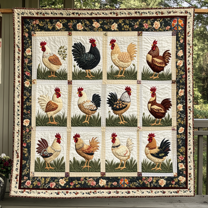 Chicken Lovers XR1012004CL Quilt