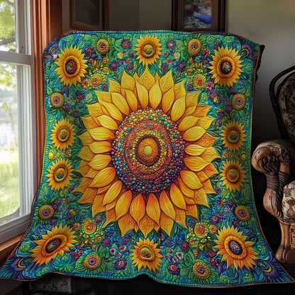 Sunflower Garden WY0911024CL Quilt