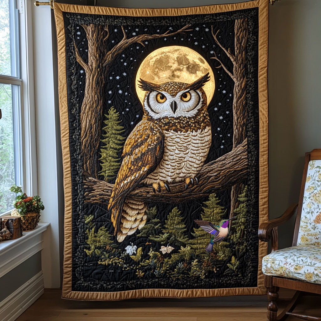 Owl Moon WX2610026CL Quilt