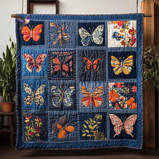 Golden Butterfly WN2011087CL Quilt