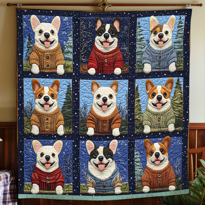 Winter Coat Corgi WP1709009CL Quilt