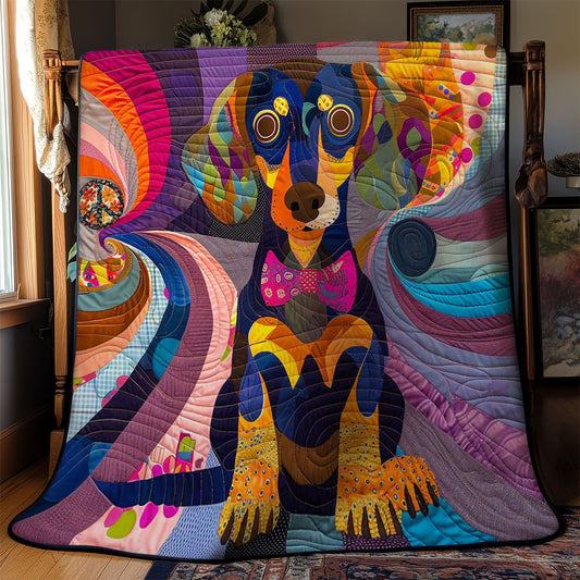 Dachshund Color Burst WN2110058CL Quilt