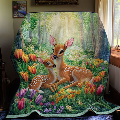 Cute Deer WX1012009CL Quilt