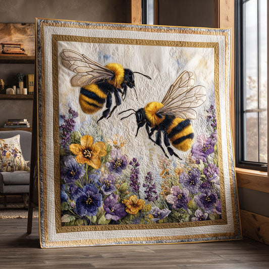 Floral Bee CW0707019CL Quilt