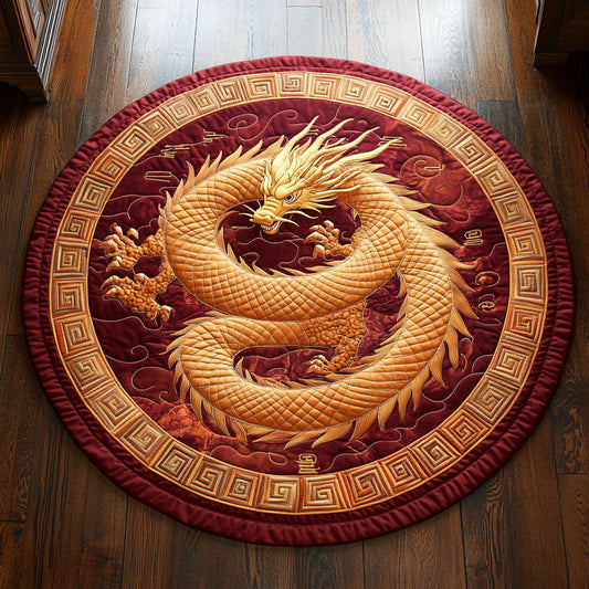 Dragon Coil CP1607041CL Quilted Round Mat