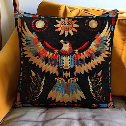 Native American Eagle WJ1710034CL Quilt Pillow Case