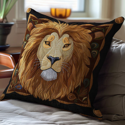 Lion WJ1209043CL Quilt Pillow Case