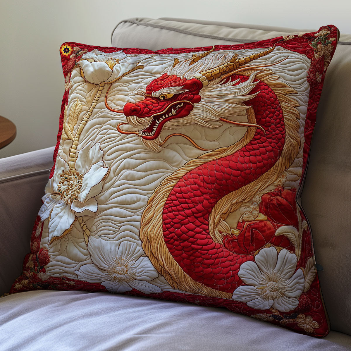 Red Dragon WY1012011CL Quilt Pillow Case