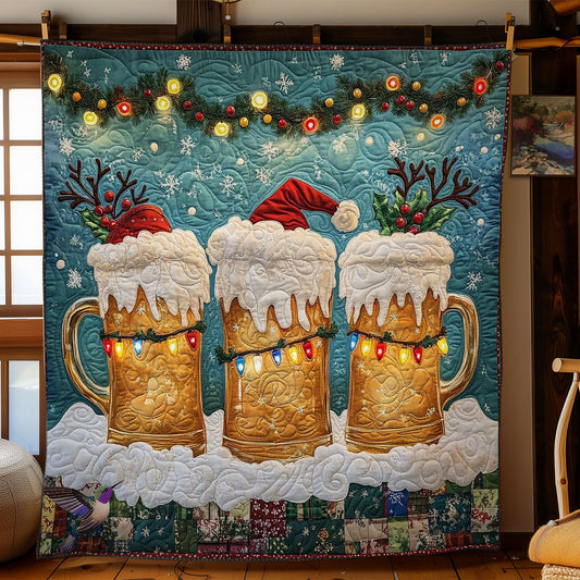 Holiday Beer Lights WN0512052CL Quilt