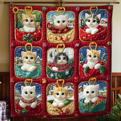 Christmas Cat WY0612009CL Quilt