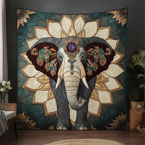 Mandala Elephant WG1812008CL Quilt