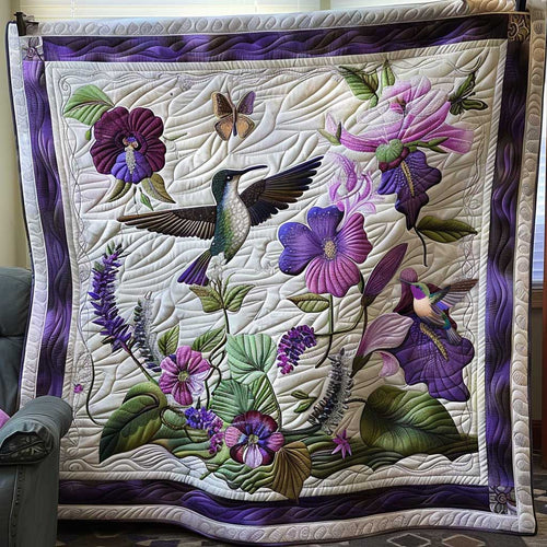 Blooming Hummingbird WN1510031CL Quilt