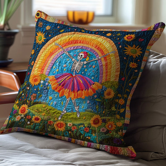 Ballerina Skeleton WY2212065CL Quilt Pillow Case