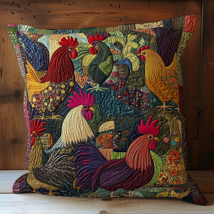 Chicken Family WY2701017CL Quilt Pillow Case