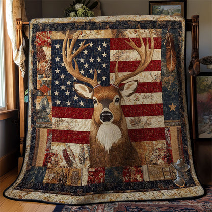 Deer Native American WN2311090CL Quilt