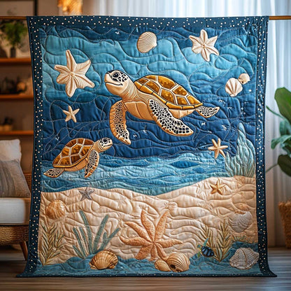 Sea Turtle WJ0310015CL Quilt