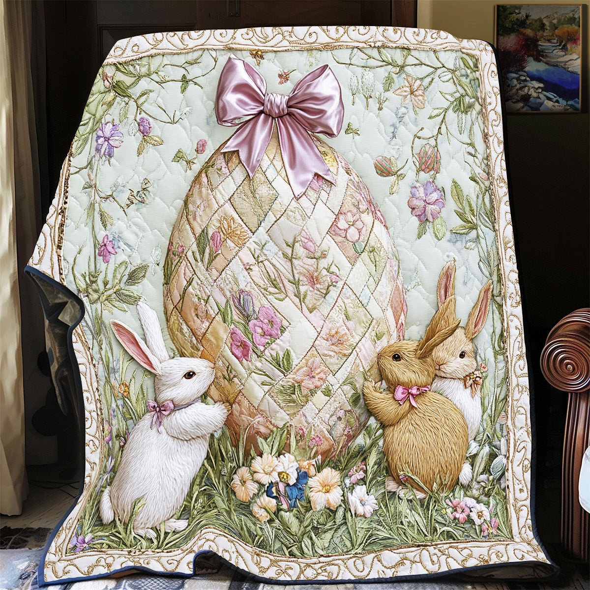 Happy Easter XB2003013CL Quilt
