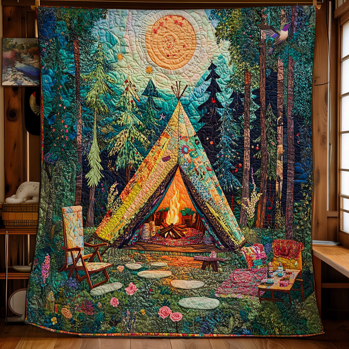 Tent Camping WY1811038CL Quilt