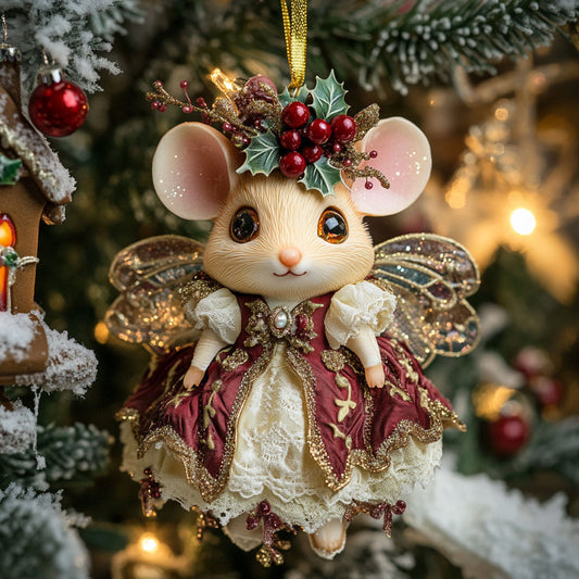 Fairy Mouse CW1511059CL Christmas Ornament