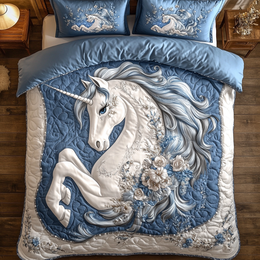 Beautiful White Horse WY0801093CL Duvet Cover Set