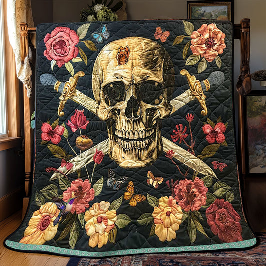 Exquisite Pirates Skull WP2110010CL Quilt