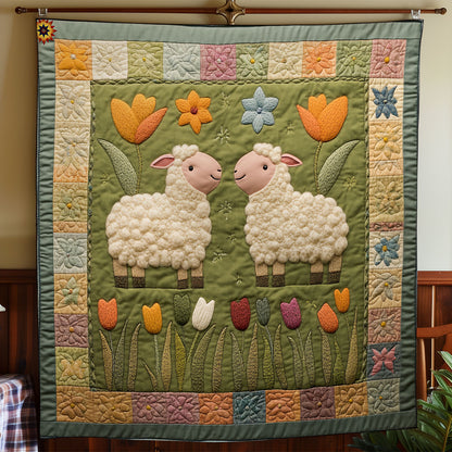 Couple Sheep WY1511001CL Quilt