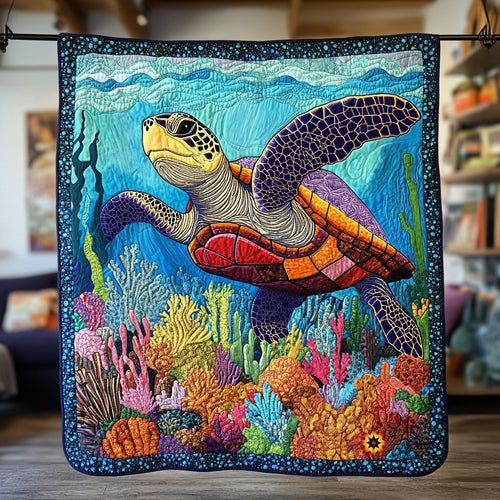 Turtle Ocean Is Calling WU1211005CL Quilt