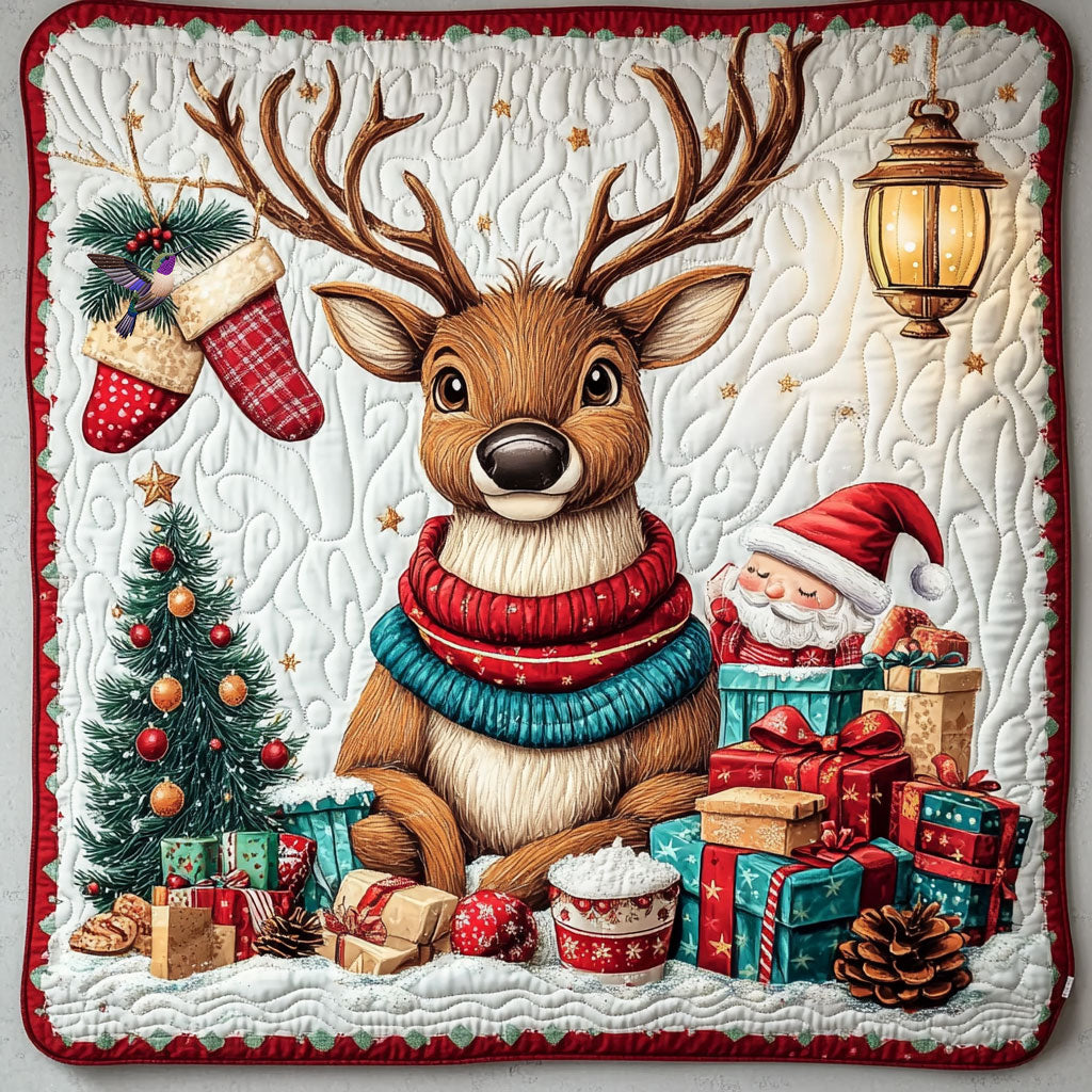 Christmas Of Reindeer WY1411031CL Quilt