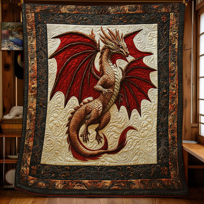Midnight Dragon WY2101060CL Quilt