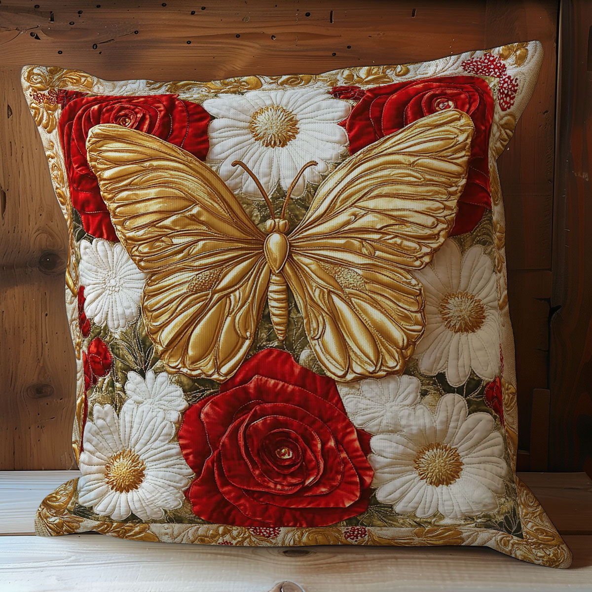 Royal Butterfly In Garden WY0502109CL Quilt Pillow Case