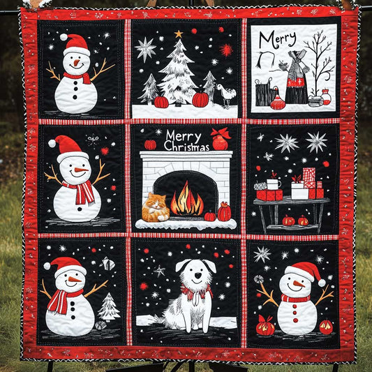 Dog's Winter Wonderland WN0810048CL Quilt