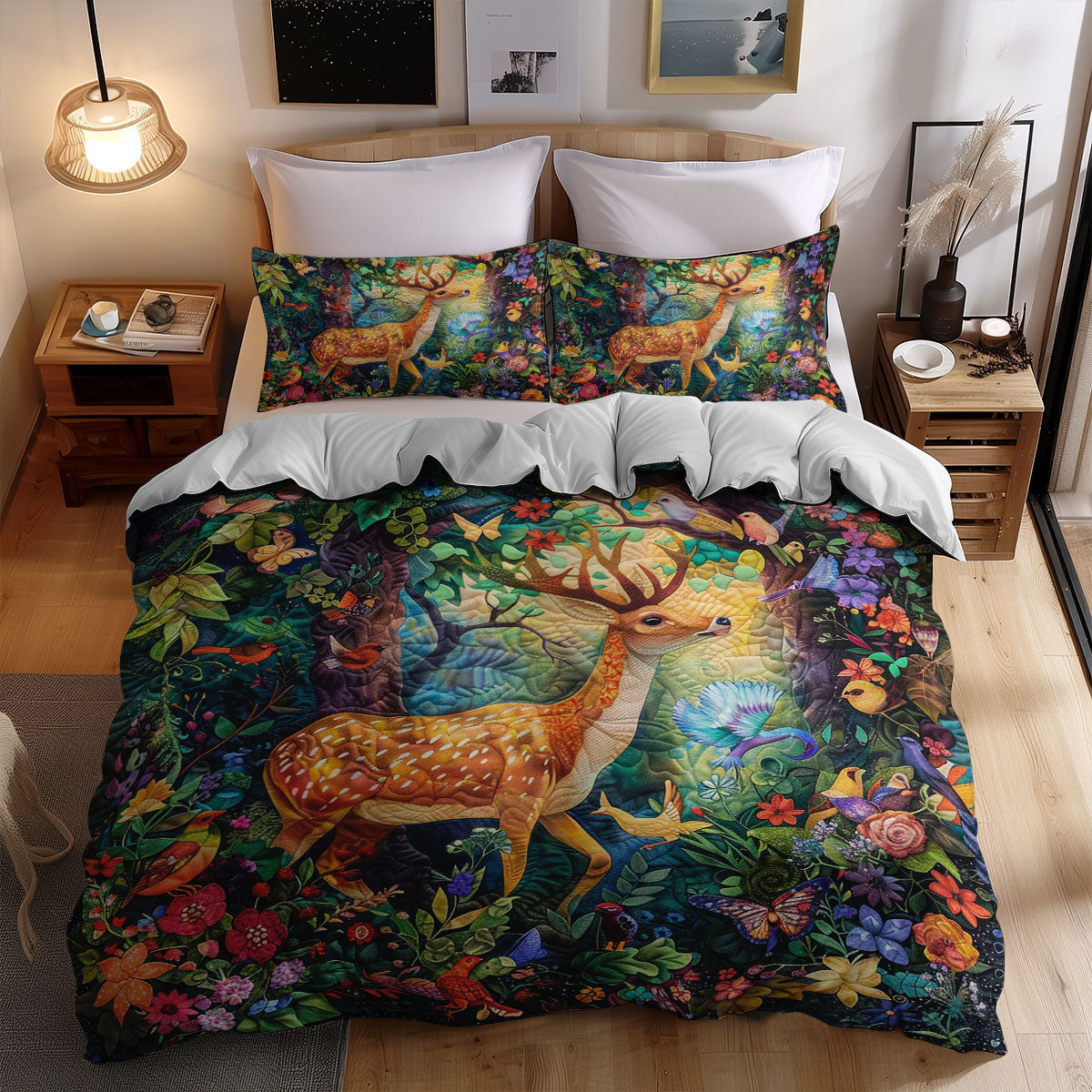 Dreamy Deer WJ1209030CL Duvet Cover Set