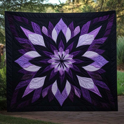 Purple Illusion Petals WN2709004CL Quilt