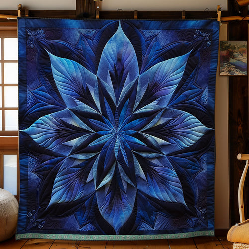 Blue Enchanted Blossom WN1309011CL Quilt