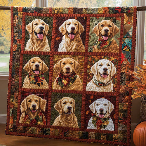 Golden Retriever Harmony WN0411022CL Quilt