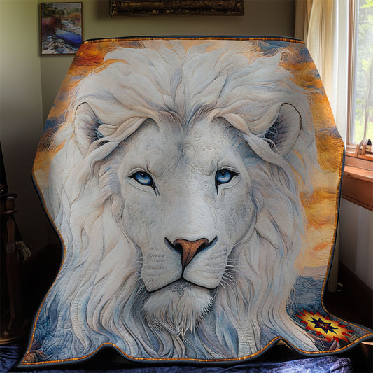 White Lion In Sunset WY1012056CL Quilt