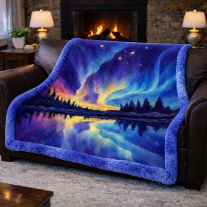 Northern Lights KL2701008CL Faux Fur Throw Blanket