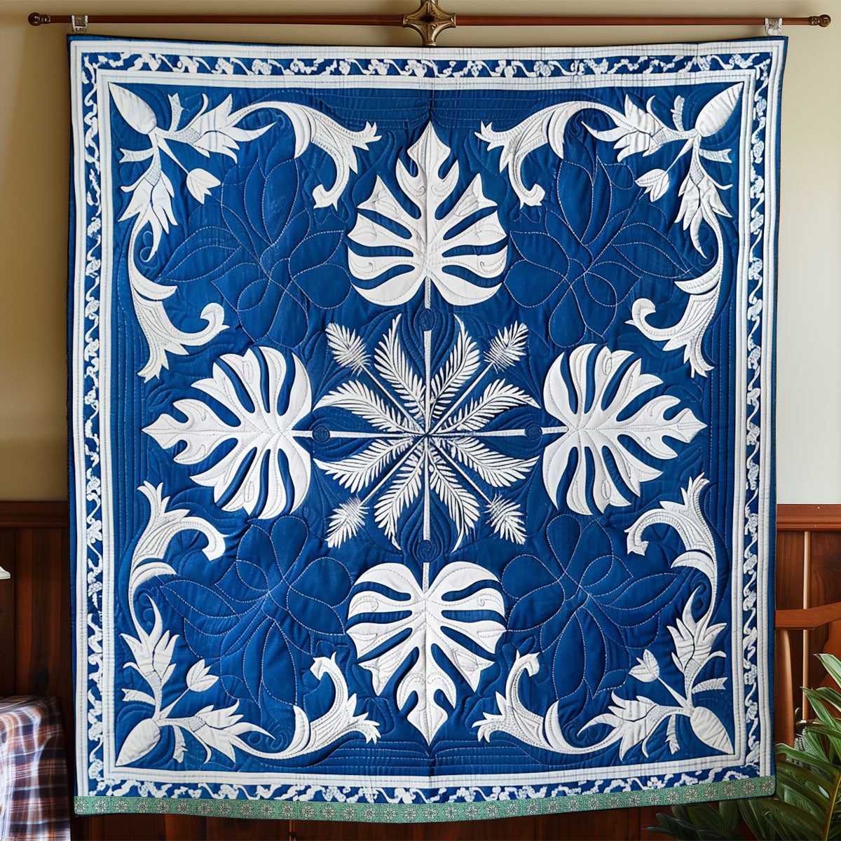 Hawaiian Palm Serenity WN1209080CL Quilt