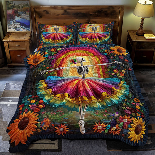 Skeleton Ballerina WY1812058CL Duvet Cover Set